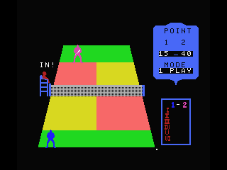 Real Tennis screenshot 6 for MSX
